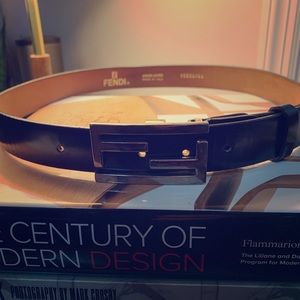 Vintage black Fendi belt